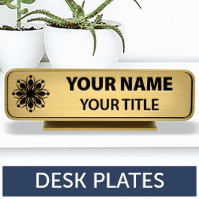 Desk Name Plates