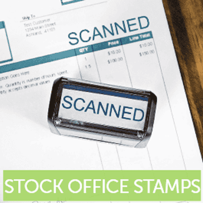 Stock Office Stamps