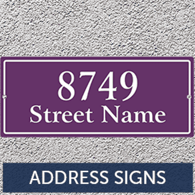 Address Signs