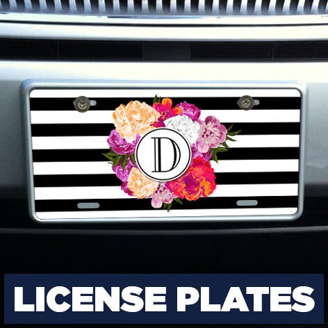 Front License Plate 6 X 12 Aluminum License Plate Miniisoul Wall Decoration License Plate Personalized Crazy Pug Lady Customized USA Car Tag