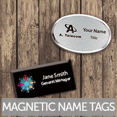 Magnetic Name Tags