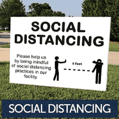 Social Distancing Signs