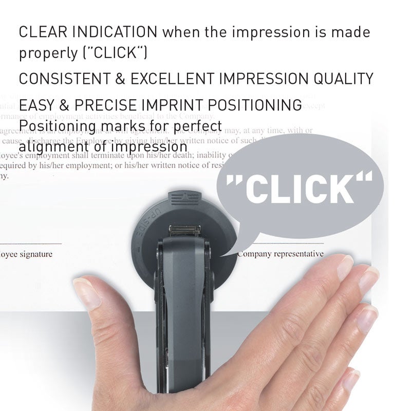 It works when you hear the click