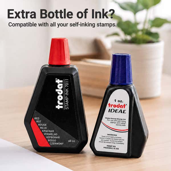 Extra self-inking ink for the 2 Line Stamp
