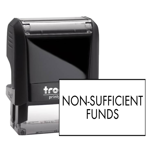 Non-Sufficient Funds Rubber Stamp