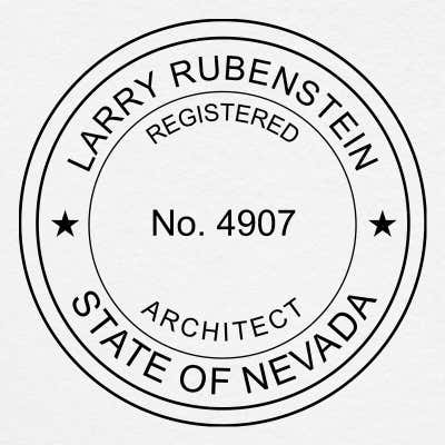 State of Nevada Architect Seal - alternate view