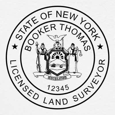 State of New York Land Surveyor Seal - alternate view