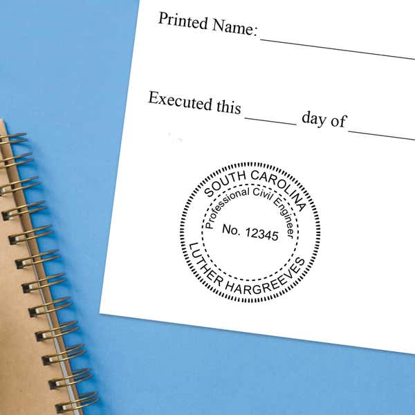 State of South Carolina Engineers Seal (Various Discipline)