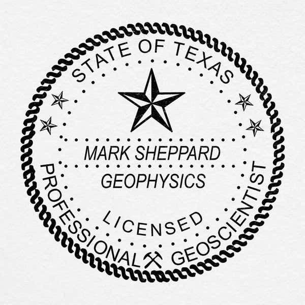 State of Texas Geoscientist Seal