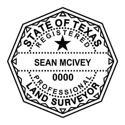 State of Texas Land Surveyor Seal