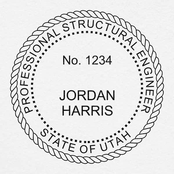 State of Utah Structural Engineer Seal