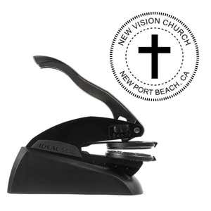Cross Embosser impression 