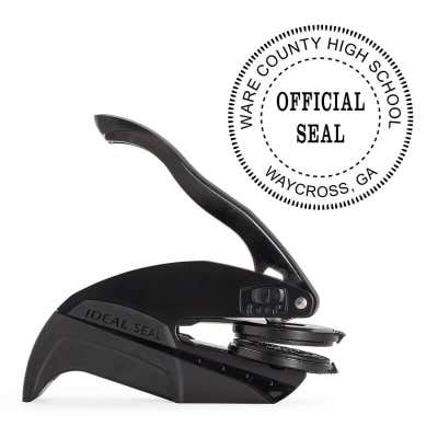 Official Seal Embosser - alternate view