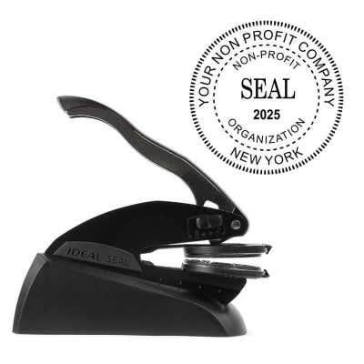 Non-Profit Organization with Date Seal Embosser - alternate view