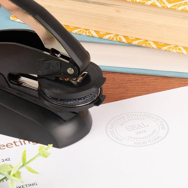Desk seal Embosser with Non-Profit Organization Seal
