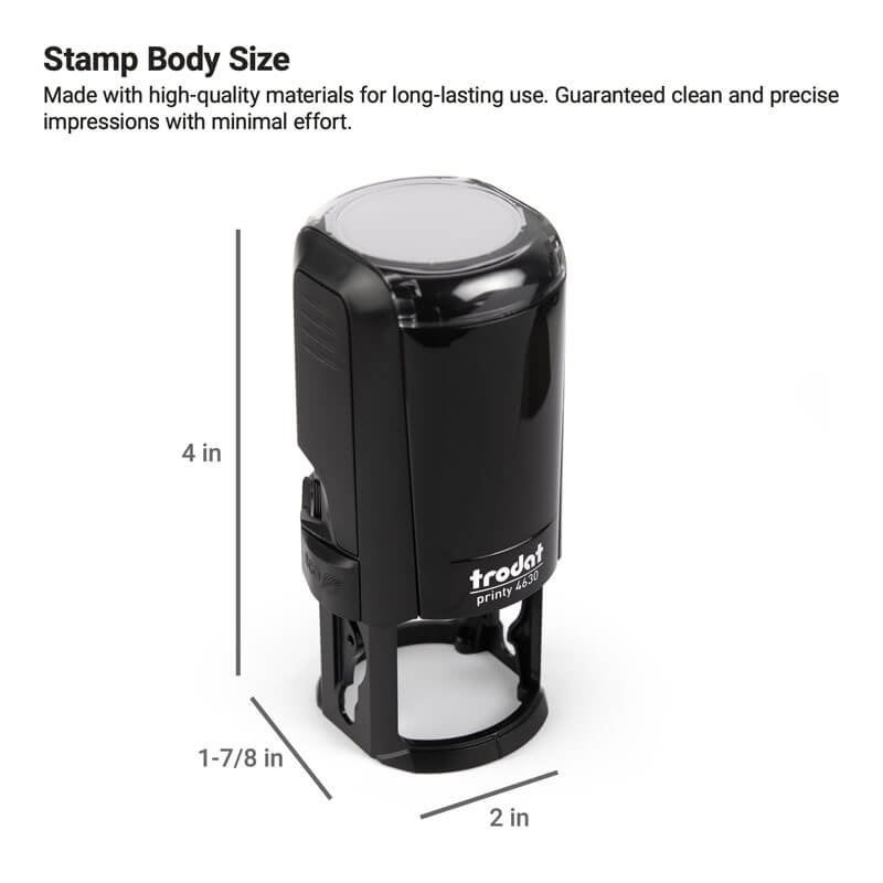 Trodat 310R Round Stamp