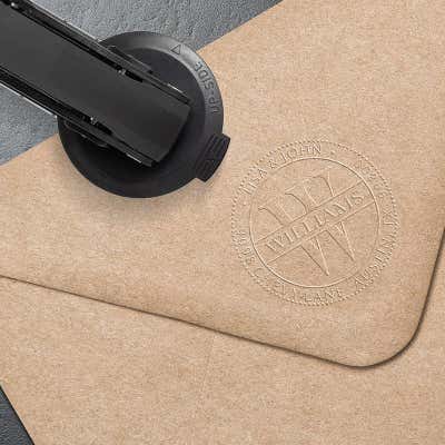 Standard Round Pocket Embosser - alternate view