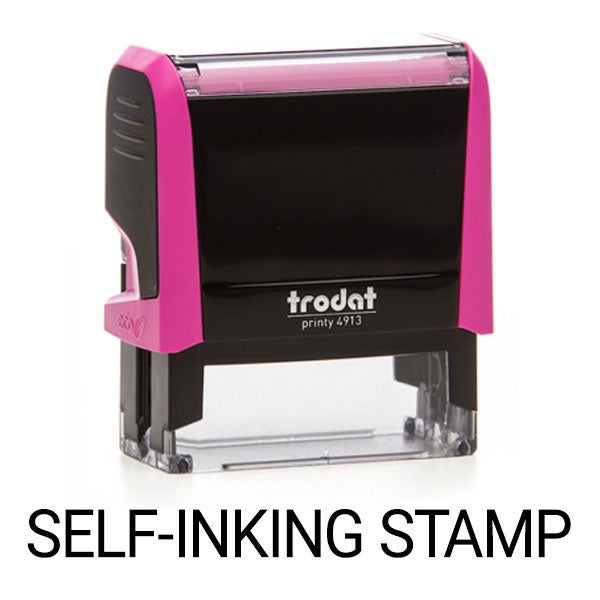 Connecticut Notary Pink Self-Inking Stamp