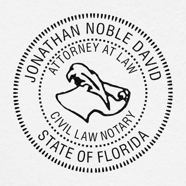 Florida Civil Law Notary Stamp