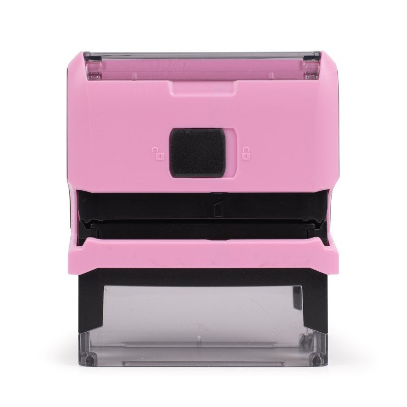 Oregon Notary Pink Stamp Back View