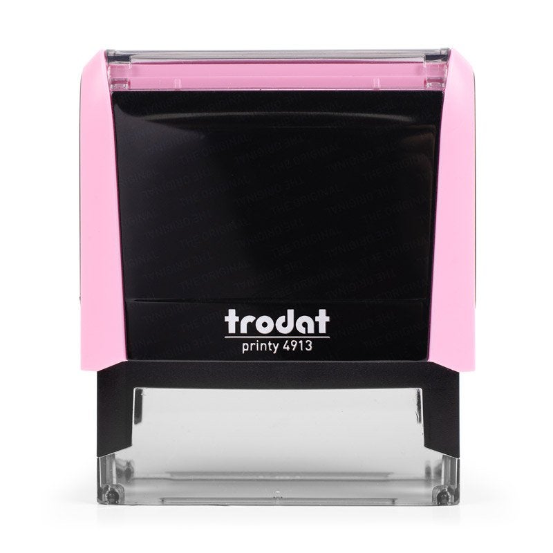 Oregon Notary Pink Stamp Body Straight on