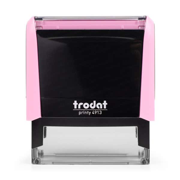 Oregon Notary Pink Stamp Body Straight on