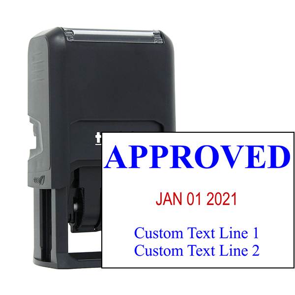 Approved Custom Two Line Dater Stamp