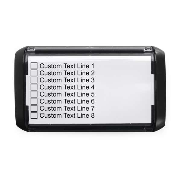 4926 stamp body top (with 8 line checkbox impression card)