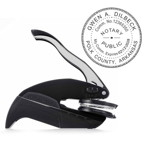 Arkansas Notary Round Seal Embosser