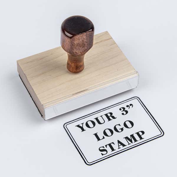 3 inch Custom Logo Stamp