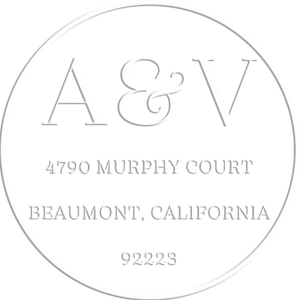 Azalea Monogram Address Luxury Embosser Seal