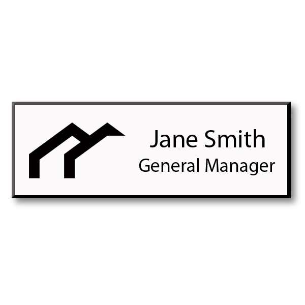 1 x 3 Laser Engraved Name Tag