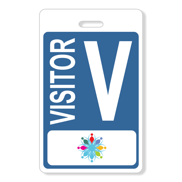 Visitor Badge with Company Logo