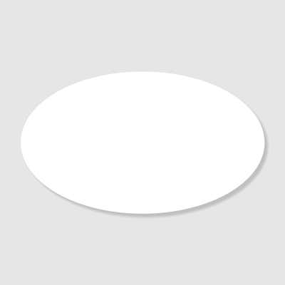 Laser Engraved 1.75" x 3" Oval Name Tag - alternate view