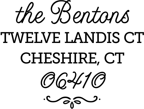 Cheshire Script Return Address Stamp