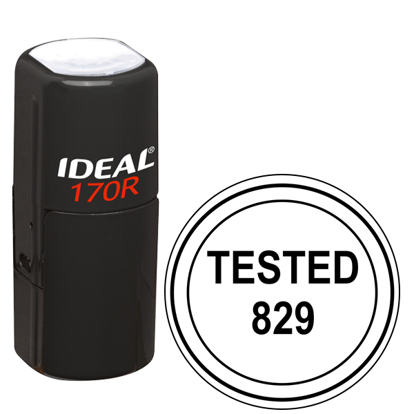 Custom Tested Inspection Stamp