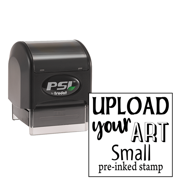 Upload Your Art Small Pre-Inked Stamp