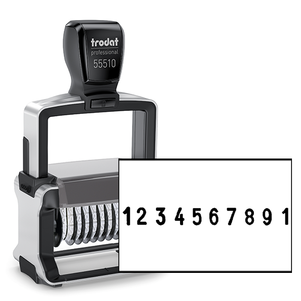 Trodat Professional 55510 | 10 Digit Numberer Stamp