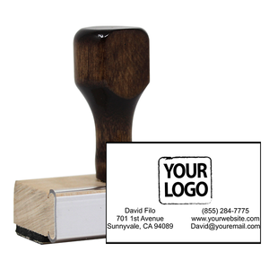 Custom Logo Catalog Stamp Style 3 Design