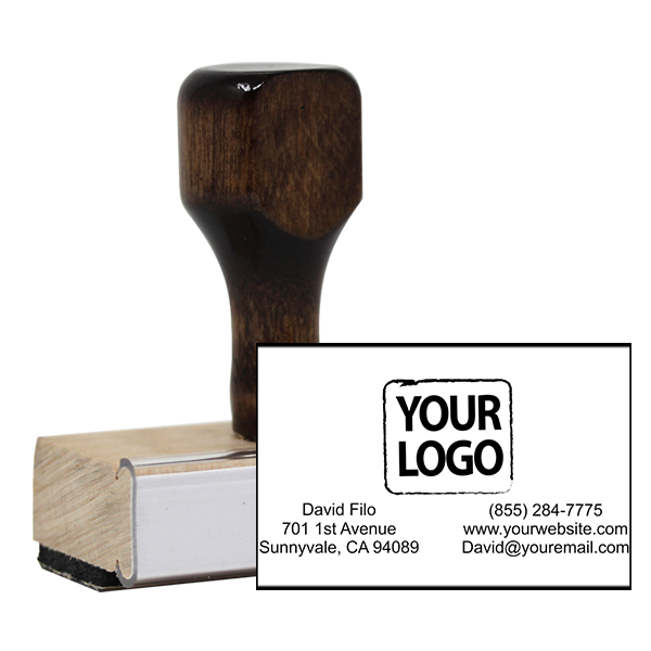 Custom Logo Catalog Stamp Style 3 Design