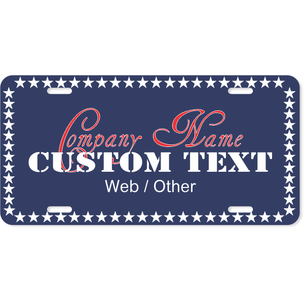 All American Auto License Tag