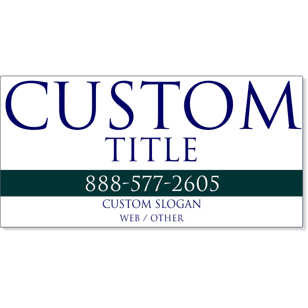 Personalized Car Magnets | Set of 2