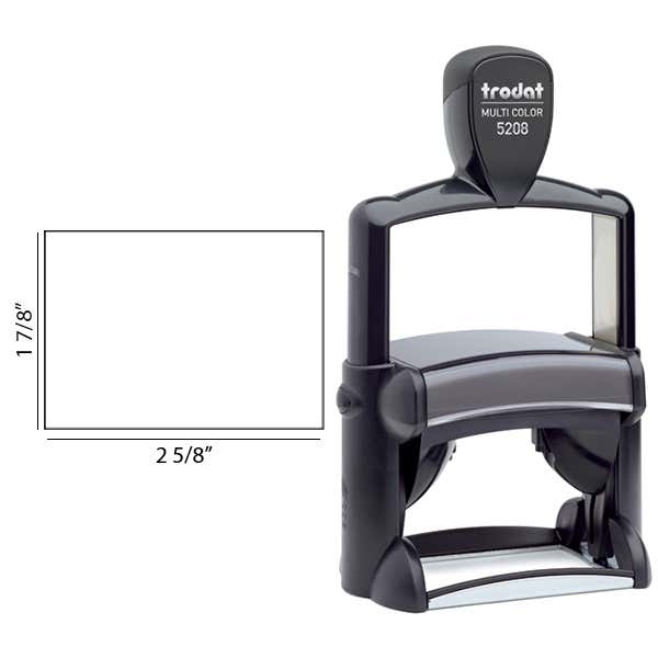 Trodat Professional 5208 | Ideal 6800 impression area
