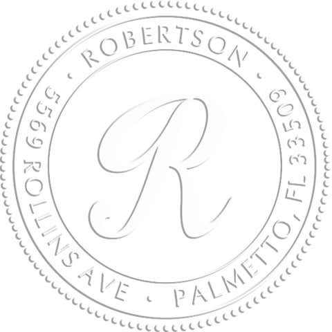 Palmetto Circle Round Return Address Embosser