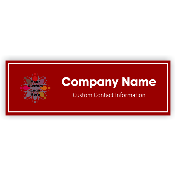 Basic Company Vinyl Banner - 2' x 6'