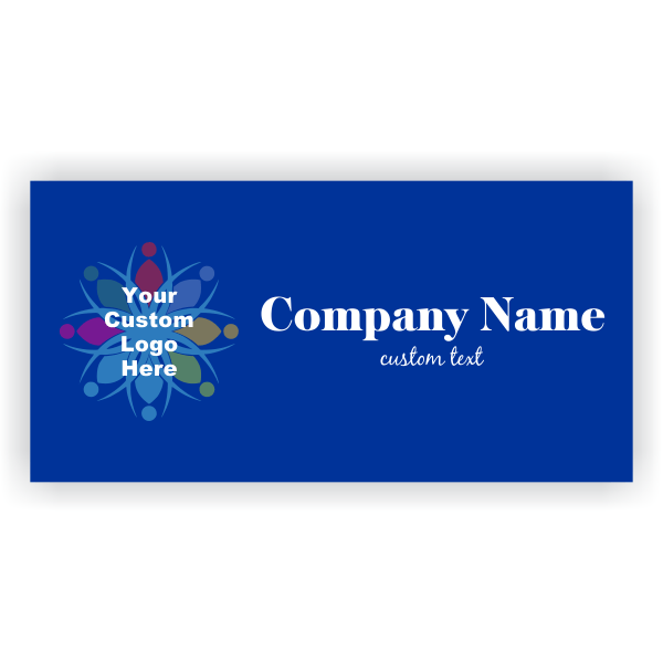 Large 3" x 6" Logo Vinyl Banner