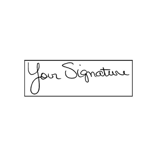 Medium Signature Stamp