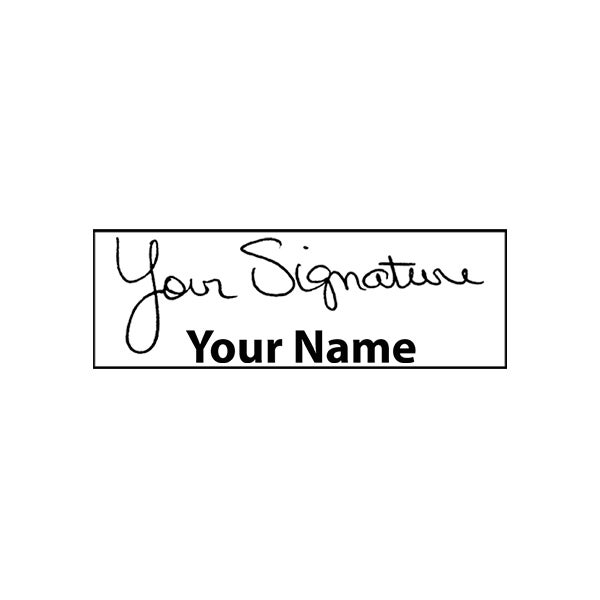 Medium Signature Stamp Bottom