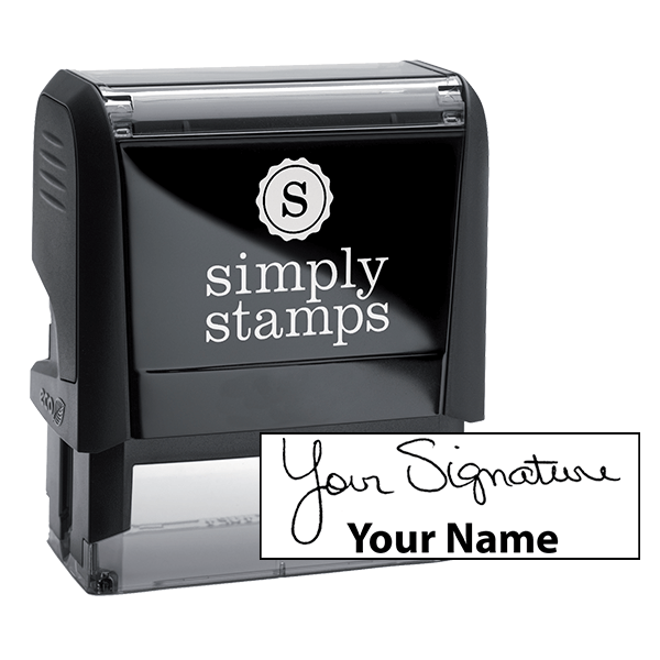 Large Signature Stamp Bottom