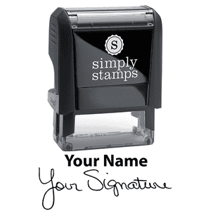 Small Signature Stamp Top Body and Design